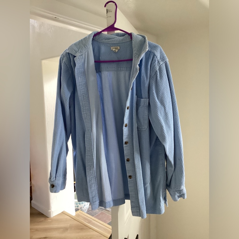 LL Bean corduroy shacket